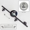 Chehalis Plafonnier, Boule lumineuse Chrome, Fumé, 4 lumières