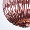 Chehalis Plafonnier, Boule lumineuse Or, Noir, 3 lumières