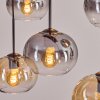 Apedo Suspension, Suspension Ambre, Clair, Fumé, 6 lumières