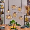Apedo Suspension, Suspension Ambre, Clair, 6 lumières