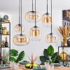 Apedo Suspension, Suspension Ambre, Clair, 6 lumières