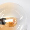 Gastor Plafonnier, Boule lumineuse Ambre, Clair, Fumé, 3 lumières