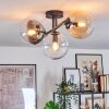 Gastor Plafonnier, Boule lumineuse Ambre, Clair, Fumé, 3 lumières