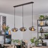 Mertola Suspension, Suspension Noir, 3 lumières
