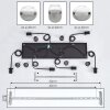 Apedo Suspension, Suspension Clair, Fumé, 6 lumières
