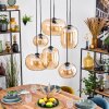 Apedo Suspension, Suspension Ambre, 6 lumières