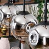 Ripoll Suspension, Boule lumineuse, Suspension Écru, Noir, 3 lumières