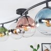 Gastor Plafonnier, Boule lumineuse Bleu, Chrome, Vert, Clair, Cuivré, Fumé, 4 lumières