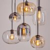 Apedo Suspension, Boule lumineuse, Suspension Ambre, Clair, Fumé, 6 lumières