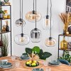 Apedo Suspension, Boule lumineuse, Suspension Ambre, Clair, Fumé, 6 lumières