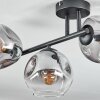 Ripoll Plafonnier, Boule lumineuse Clair, Fumé, 3 lumières