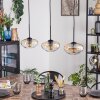 Mertola Suspension, Suspension Ambre, Clair, 3 lumières