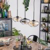 Mertola Suspension, Suspension Ambre, Clair, Fumé, 3 lumières