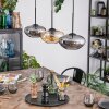 Mertola Suspension, Suspension Ambre, Fumé, 3 lumières