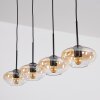 Mertola Suspension, Suspension Ambre, Clair, 4 lumières