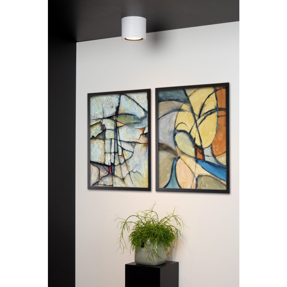 Spot de plafond Lucide FEDLER Blanc, 1 lumière main product photo