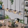 Mertola Suspension, Suspension Ambre, Clair, Fumé, 4 lumières