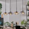 Mertola Suspension, Suspension Ambre, Clair, Fumé, 4 lumières