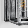 Portalis Lampe murale d´extérieur, Applique murale Noir, Argenté, 1 lumière