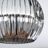 Ripoll Plafonnier, Boule lumineuse Chrome, Fumé, 3 lumières