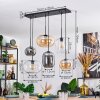 Apedo Suspension, Boule lumineuse, Suspension Ambre, Clair, Fumé, 6 lumières