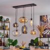 Apedo Suspension, Boule lumineuse, Suspension Ambre, Clair, Fumé, 6 lumières