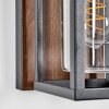 Portalis Lampe murale d´extérieur, Applique murale Couleur bois, Noir, 1 lumière
