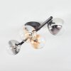Chehalis Plafonnier, Boule lumineuse Ambre, Clair, Fumé, 4 lumières