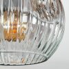 Ripoll Plafonnier, Boule lumineuse Ambre, Clair, Fumé, 3 lumières
