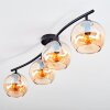 Koyoto Plafonnier, Boule lumineuse Ambre, 4 lumières