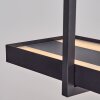 Genor Suspension, Suspension LED Noir, Blanc, 1 lumière, Télécommandes