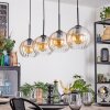 Koyoto Suspension, Boule lumineuse, Suspension Ambre, Clair, 4 lumières