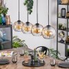 Koyoto Suspension, Boule lumineuse, Suspension Ambre, Clair, 4 lumières