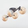 Chehalis Plafonnier, Boule lumineuse Ambre, 4 lumières