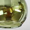 Koyoto Plafonnier, Boule lumineuse Bleu, Or, Vert, Cuivré, 4 lumières