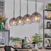 Koyoto Suspension, Boule lumineuse, Suspension Clair, Fumé, 4 lumières