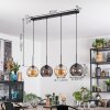 Koyoto Suspension, Boule lumineuse, Suspension Ambre, Fumé, 4 lumières