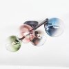 Chehalis Plafonnier, Boule lumineuse Bleu, Chrome, Vert, Clair, Cuivré, Fumé, 4 lumières