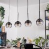 Koyoto Suspension, Boule lumineuse, Suspension Clair, Fumé, 4 lumières