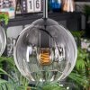 Koyoto Suspension, Boule lumineuse, Suspension Clair, Fumé, 4 lumières