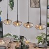 Mertola Suspension, Suspension Ambre, Clair, 4 lumières