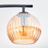 Koyoto Plafonnier, Boule lumineuse Ambre, 4 lumières