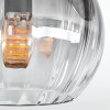 Koyoto Plafonnier, Boule lumineuse Clair, Fumé, 3 lumières
