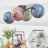 Chehalis Plafonnier, Boule lumineuse Bleu, Vert, Cuivré, 4 lumières