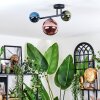 Chehalis Plafonnier, Boule lumineuse Bleu, Vert, Cuivré, 3 lumières