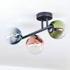 Chehalis Plafonnier, Boule lumineuse Bleu, Vert, Clair, Cuivré, 3 lumières