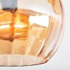 Koyoto Plafonnier, Boule lumineuse Ambre, 3 lumières