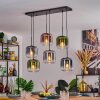 Lauden Suspension, Suspension Bleu, Vert, Clair, Cuivré, Fumé, 6 lumières