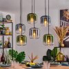 Lauden Suspension, Suspension Bleu, Vert, Clair, Fumé, 6 lumières