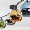 Koyoto Plafonnier, Boule lumineuse Bleu, Vert, Clair, Cuivré, 4 lumières